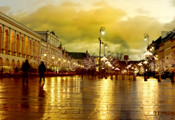 Christmas or New Year in Warsaw